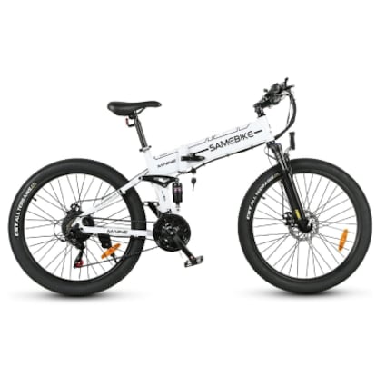 Bicicleta eléctrica de montaña con suspensión delantera 12
