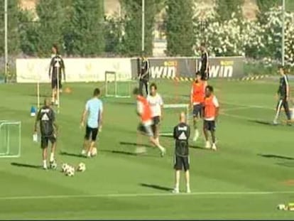 Primer entrenamiento del Real Madrid de Mourinho