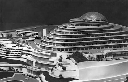 Maqueta del Helicoide.