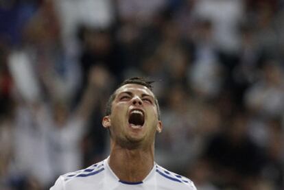 Ronaldo grita tras su segundo gol