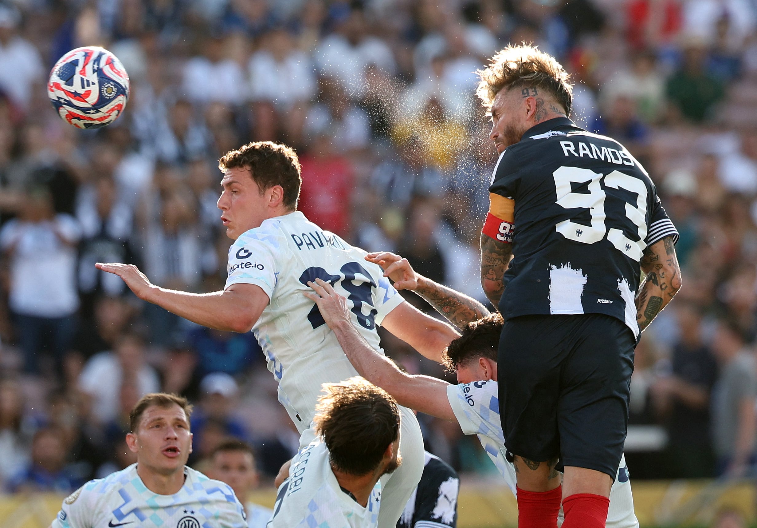Sergio Ramos lidera la resistencia del Monterrey para arañarle un empate al Inter de Milán