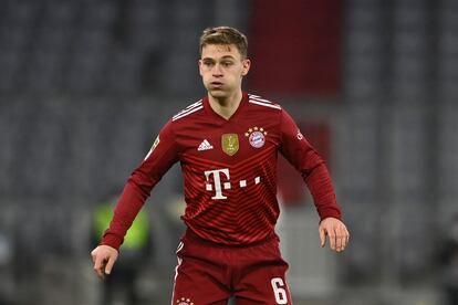 Joshua Kimmich durante un partido del Bayern de Múnich contra el Borussia Monchengladbach. 