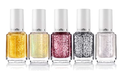 Por una Navidad llena de destellos y en tonos festivos. Es la colección festiva de Essie, llamada Luxeffects, con cinco preciosos colores donde prima la purpurina.