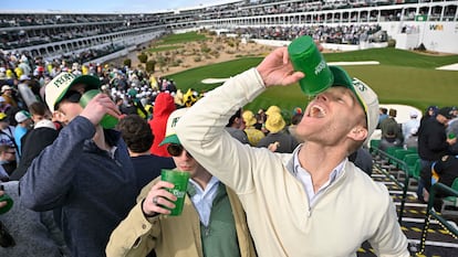 Attendees enjoying the game at this year's WM Phoenix Open.