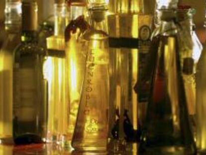Botellas de aceite de la provincia de Jaén. EFE/Archivo.