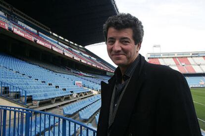 Miguel Ángel Gil Marín, ayer, en el estadio Calderón.