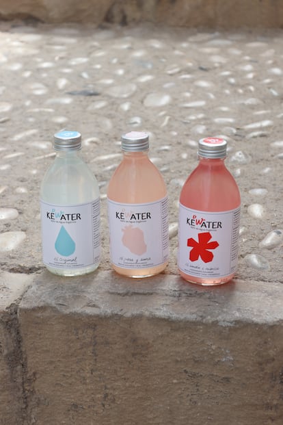 The three flavors of Ké Water.  Image provided by the brand.