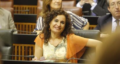La consejera de Salud, María Jesús Montero.