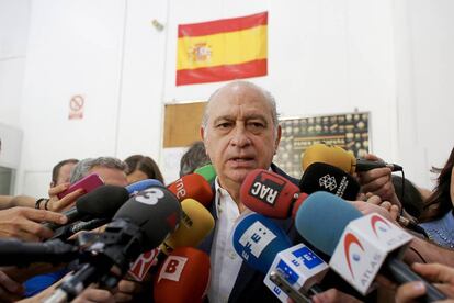 El ministro del Interior en funciones y candidato del PP, Jorge Fern&aacute;ndez D&iacute;az.