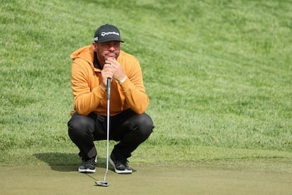 Michael Block, durante la segunda jornada del PGA Championship.