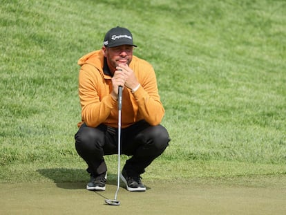 Michael Block, durante la segunda jornada del PGA Championship.