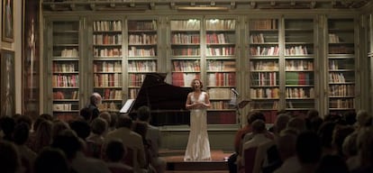 Biblioteca donde se desarrollar&aacute;n los conciertos de &#039;&Aacute;ngeles, homenaje a Rainer Maria Rilke&#039;. En la imagen, un concierto del a&ntilde;o pasado.