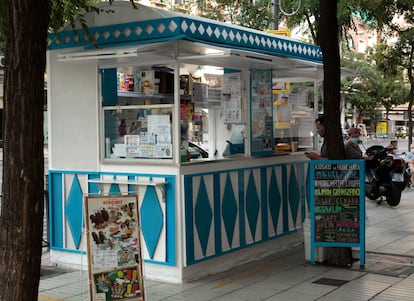 Una de las mejores horchatas de Madrid, en este kiosco en Goya.