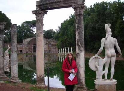 Villa Adriana, retiro del emperador Adriano en el siglo II, cderce de Tívoli.