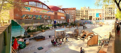 El Campo de la Cebada nació en el año 2009 gracias al vacío urbano generado tras la demolición del polideportivo de La Latina.