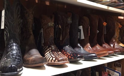 Una tienda de Nashville vende botas de cowboy