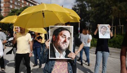 Protestes al carrer després de publicar-se la sentència del Suprem.