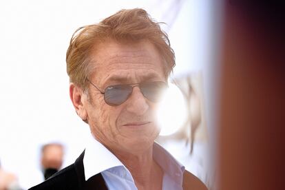 Sean Penn, ante los fotógrafos de Cannes.