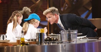 Gordon Ramsay, durante el programa 'Masterchef junior' en su edición de 2015.