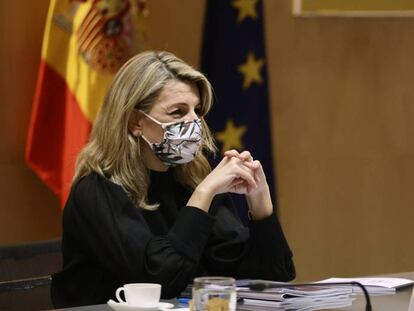 La vicepresidenta segunda y ministra de Trabajo y Economía Social, Yolanda Díaz.