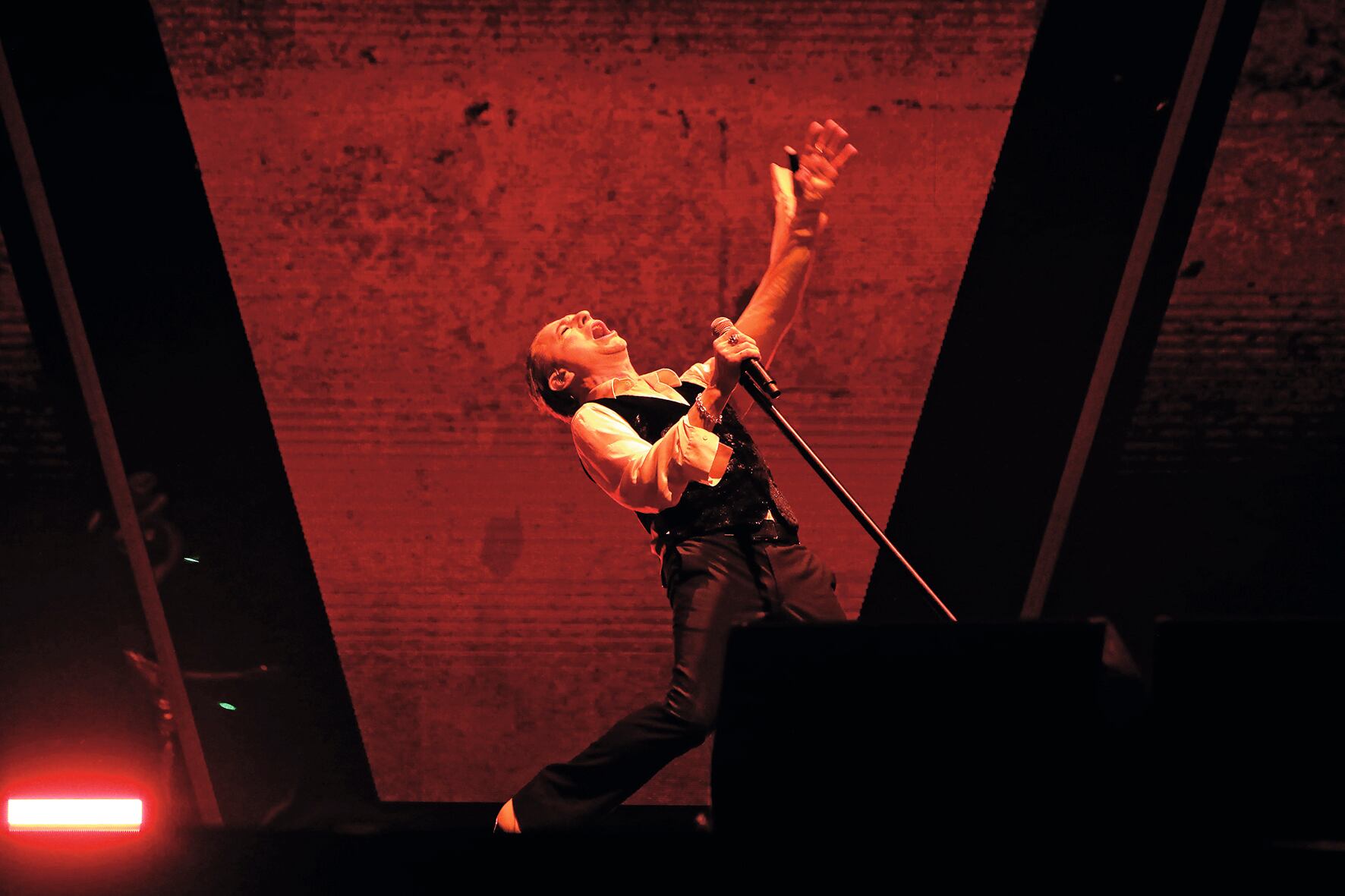 Dave Gahan, de Depeche Mode. 