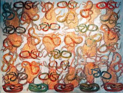 'Port Curtis' (2001), de Philip Taaffe.