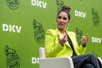 La cantante India Martínez en la presentación de 'Canciones para los que no quieren escuchar'.