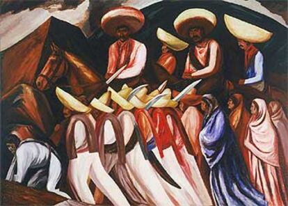 <i>Zapatistas</i> (1931), de José Clemente Orozco.