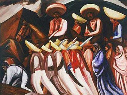 <i>Zapatistas</i> (1931), de José Clemente Orozco.