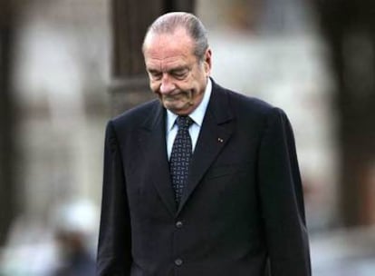 Chirac en París, durante un homenaje a De Gaulle, en noviembre de 2005.