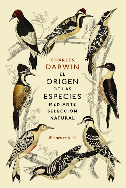 Portada de 'El origen de las especies', de Charles Darwin.