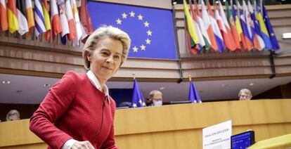 Ursula Von der Leyen, presidenta de la Comisión Europea.