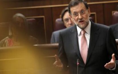 Mariano Rajoy, en el Congreso.