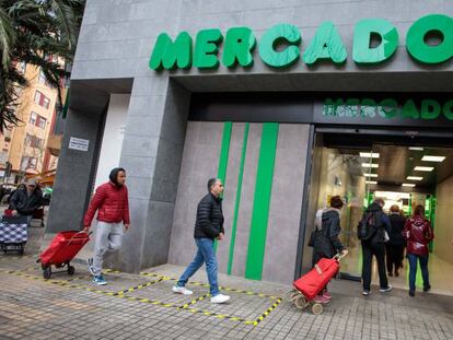 Un supermercado de Mercadona.