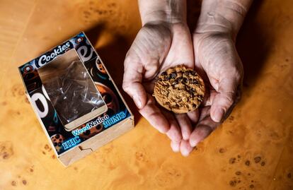 Galletas con marihuana con la que se han intoxicado varias personas en Madrid.