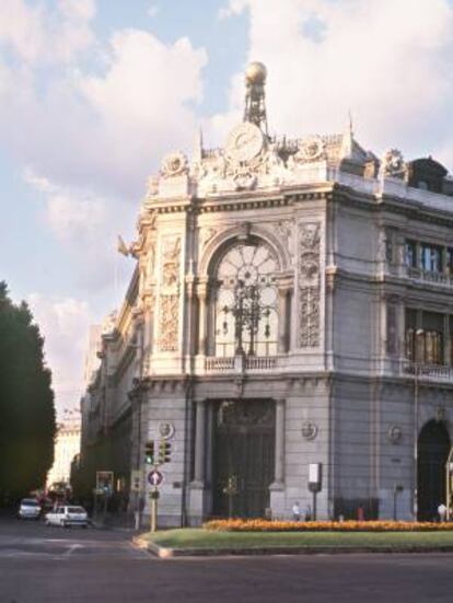 Fachada del Banco de España. EFE/Archivo