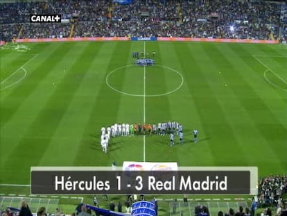 Hércules 1 - Real Madrid 3