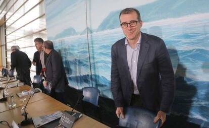 El director de la Quincena Musical, Patrick Alfaya, durante la presentación de la 76 edición de la cita este viernes en San Sebastián.