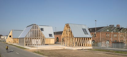 A view of the Living Places project, in Copenhagen, Denmark.