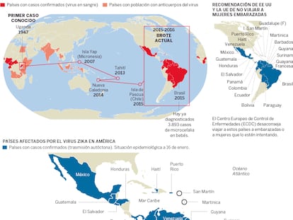 Evolución del virus zika en el mundo