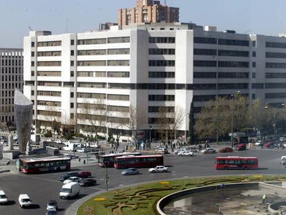 Juzgados de Plaza de Castilla, en Madrid. 