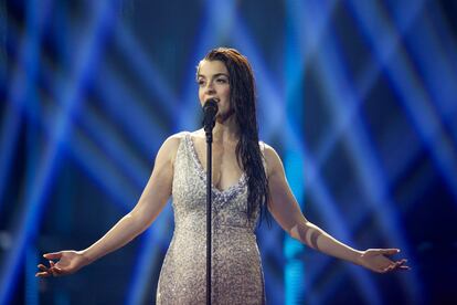 Ruth Lorenzo representó a España con la canción 'Dancing in the rain', en mayo de 2014, en Copenhague.