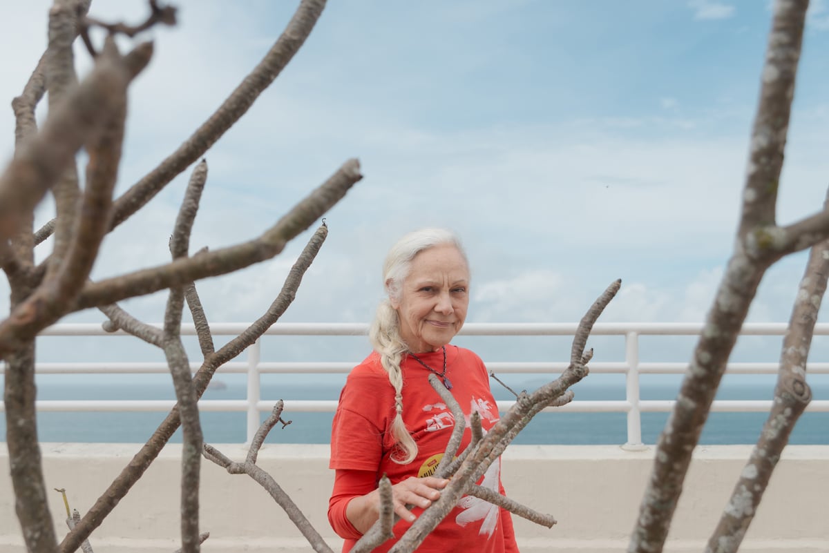 A Copacabana building reflects Brazil’s growing political divide