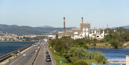 Fábrica de Ence en Pontevedra.
