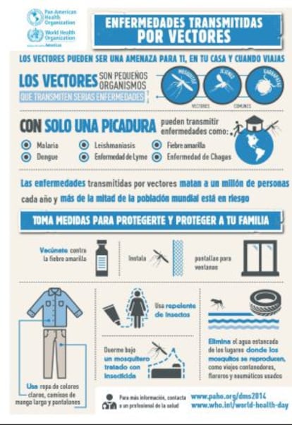 Precauciones para evitar la picadura de un mosquito.