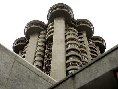 Imagen del edificio Torres Blancas, proyectado por el arquitecto Francisco Javier Sáenz de Oiza.