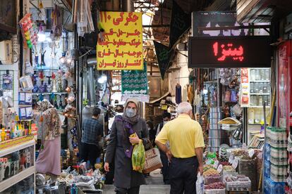 Vista del bazar de Tajrish, en el norte de Teherán.
