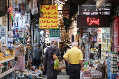 Vista del bazar de Tajrish, en el norte de Teherán.