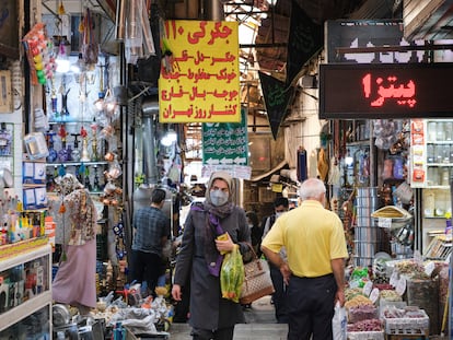 Vista del bazar de Tajrish, en el norte de Teherán.