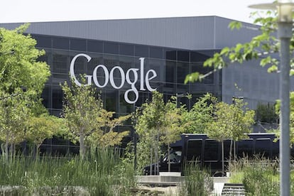 Vista general de la sede de Google en Mountain View, California.